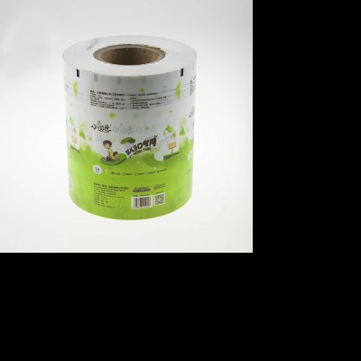 Tissue Plastic Packaging Paper Wrap Opp Poly Printed Wet Wipes Packaging Film