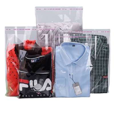 Factory Custom Printing OPP Transparent Apparel Self-Adhesiveself Seal Bag